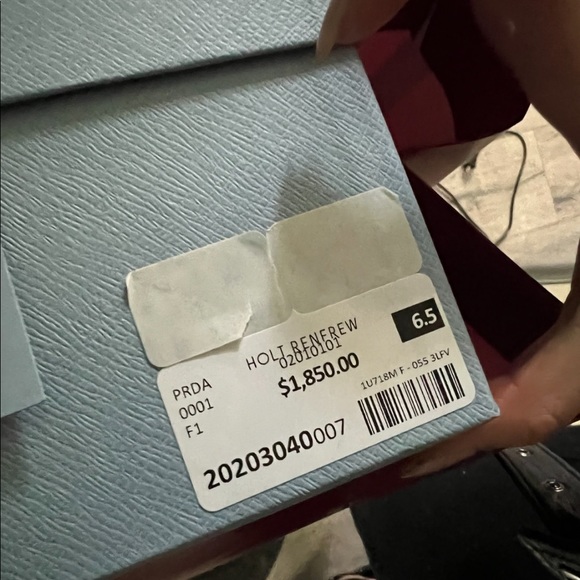 Black Prada Boots, size 6.5 women’s us - Picture 2 of 5